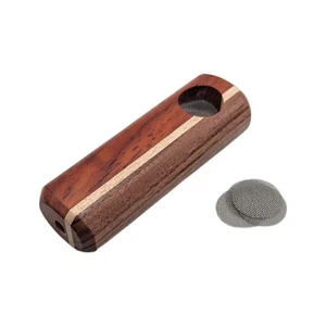 3" Wood Tobacco Smoking Hand Pipe - Picture 1 of 5