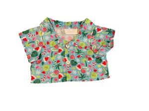 Ropa Build a Bear Talla Completa - Nueva ~ Camisa de Navidad Tropical - Imagen 1 de 1