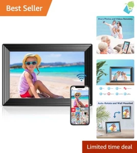 Frameo 10.1" HD Touch Screen Digital Frame - Effortless Wireless Photo Sharing - Picture 1 of 9
