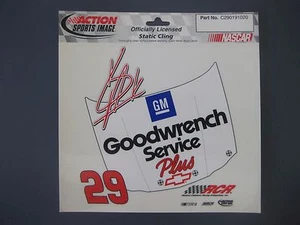 KEVIN HARVICK #29 GM GOODWRENCH STATIC CLING 5"x 6" NEW ACTION SPORTS IMAGE - Picture 1 of 1