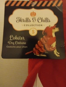 Maine Lobster Dog Costume by Thrills & Chills Size Small Dog Halloween Costume - Picture 1 of 13
