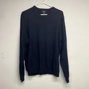Brooks Brothers 346 Pullover Herren Gr. Large Merinowolle Stretch Navy Blau - Bild 1 von 4