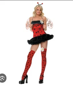 Lady Bug Kostüm Damen Small/Medium Leg Avenue Daisy Bug Vintage Y2K 2000er - Bild 1 von 2