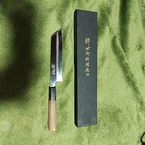 Coltello Chef Giapponese Suicou Inox Honyaki 18cm Usato Bordo Singolo Alta Qualità - Foto 1 di 2