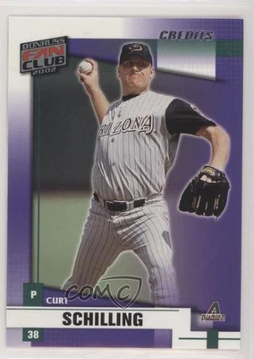 2002 Donruss Fan Club Credits /100 Curt Schilling #95 - Image 1 of 2