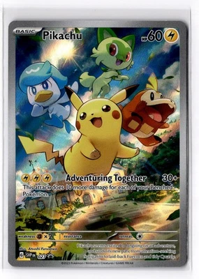 Pikachu - Promo SV: Scarlet & Violet Promo Cards 027 NM - Image 1 of 2