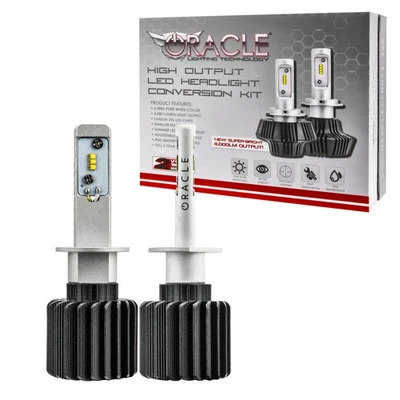 ORACLE Lighting 5243-001  H1 4000 Lumen LED Headlight Bulbs (Pair) - 6000K - Image 1 of 3