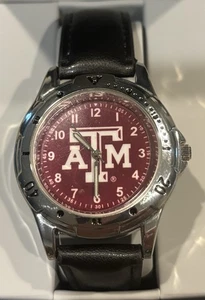 Texas A&M Aggies Men's Sport Watch Working, Very Good Cond. New Battery - Picture 1 of 9