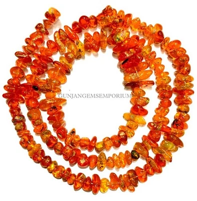 Ethiopian Orange Opal Smooth Nugget Beads Natural Opal Beaded Necklace Ethiopian - Image 1 of 4