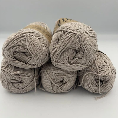 Vintage Cotton DK Yarn for Knitting/Crochet 5 x 100 Beige V10 - Image 1 of 3