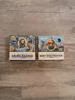 Dr Squatch Liquid Death Grime Reaper & Dirt Murderer Limited Edition Soap TWO 2 - Image 1 of 2