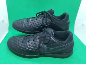 Nike React Tiempo Legend 8 Pro IC AT6134-010 Men's Athletic Shoes Size 7.5 Black - Picture 1 of 11