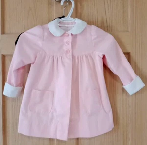 Girls HANDMADE Pink Coat/Jacket Possibly SIZE 5/6? - Picture 1 of 18