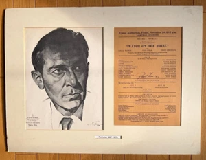 Paul Lucas Autogramm Display * Uhr am Rhein * signiert Ryman Auditorium Seite - Bild 1 von 3
