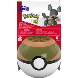 Mega Pokemon Pokéball & Gelenkfigur 5cm Figuren Rattata D'Alola Rattfratz - Bild 1 von 3