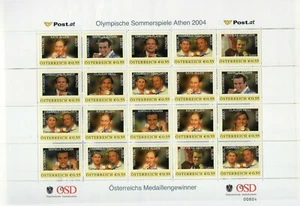 Austria 2004 Olimpiadi di Atene foglio non emesso nuovo integro MNH N4171 - Foto 1 di 1