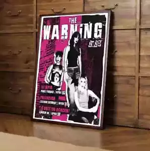 The Warning Band Tour 2025 in Paris and Cologne and London Poster - Picture 1 of 1