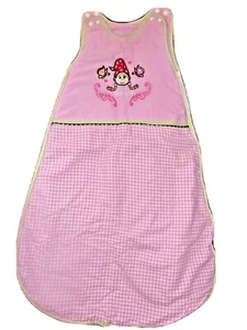 Baby Schlafsack Mädchen Rosa Vichy - Bild 1 von 4