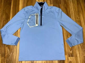 *Ralph Lauren RLX Men's Sm Blue 1/2 Zip Performance Pullover - Picture 1 of 18