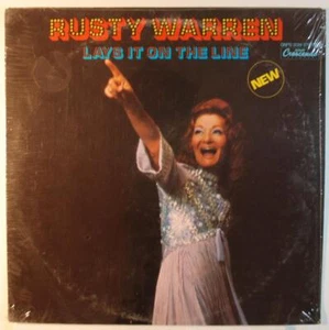 Rusty Warren Lays it On the Line vinyl LP SEALED NOS GNP Crescendo Comedy - Picture 1 of 2