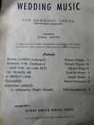Wedding Music fpr Hammond Organ arr. by Ethel Smith (1949 Sheet Music) L2