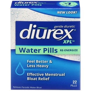Diurex XPL re-energizierende Wasserpillen - lindern Blähungen & Müdigkeit - 22 Stück - Bild 1 von 5