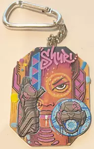Portachiavi Shuri Black Panter Marvel borsa metallo ciondolo Wakanda Forever Disney S01 - Foto 1 di 3