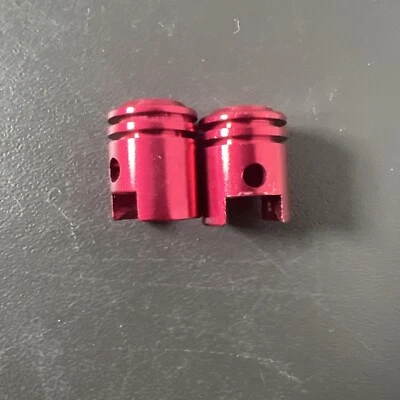 Universal Ventilkappenset Kolben Rot Motorrad - Bild 1 von 3