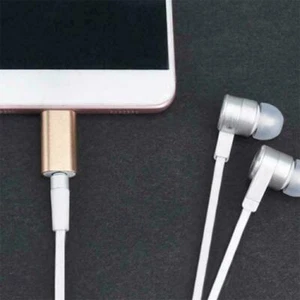 Metal Type-C To 3.5mm Jack Earphone USB-C Headphone Audio Adapter Converter .-. - Zdjęcie 1 z 16