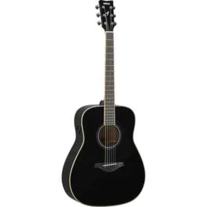 Yamaha FG-TA BL TransAcoustic Dreadnought Acoustic-Electric Guitar Black **NEW** - Picture 1 of 3