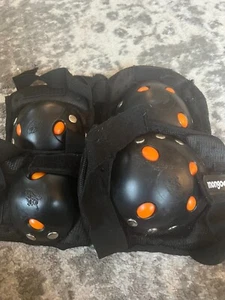 Mongoose Youth BMX Bike Gel Knee and Elbow Pad Set, Multi-Sport Protective Gear, - Picture 1 of 1