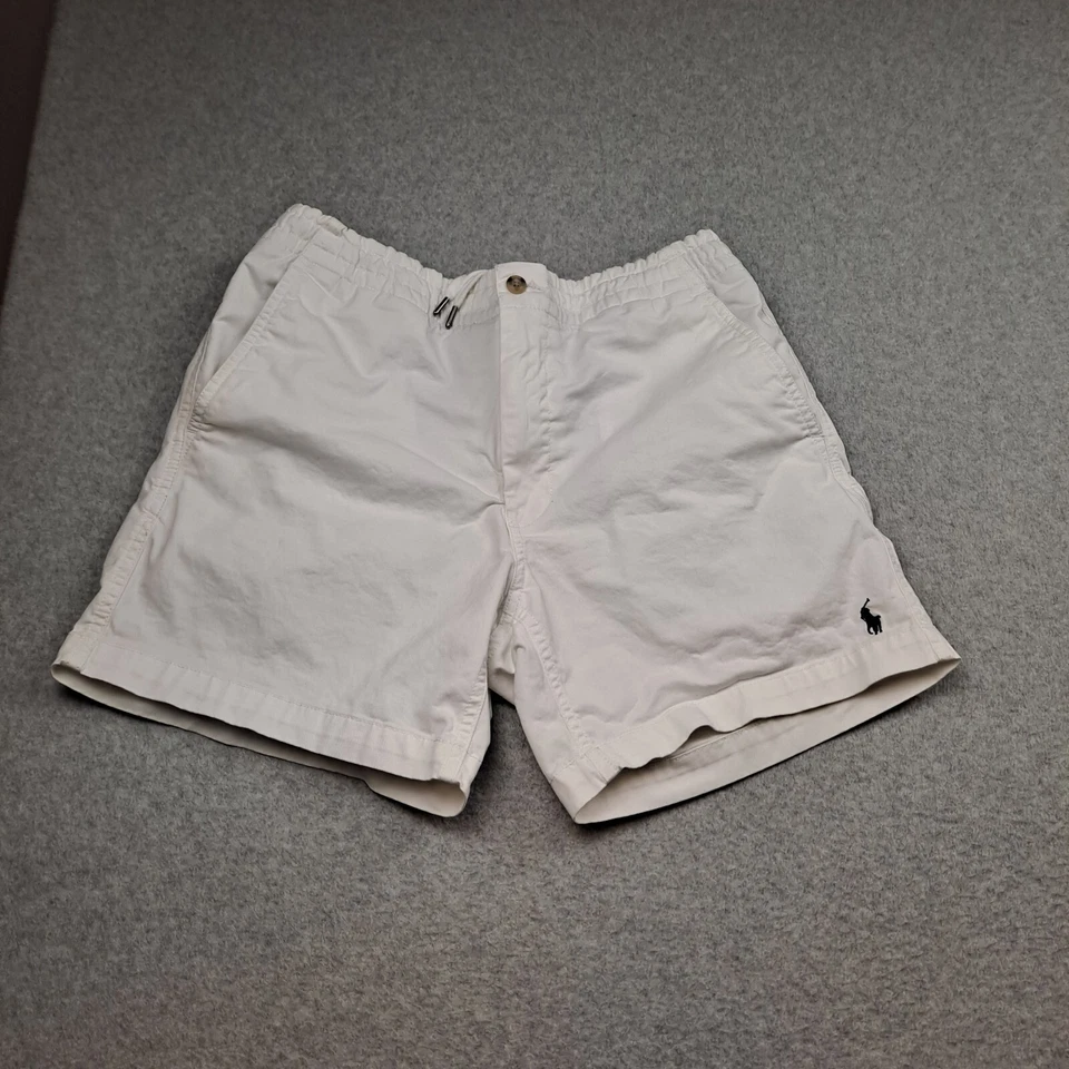 Polo Ralph Lauren Shorts Woman Small White Logo Quiet Luxury Academia Heritage - Image 1 of 4