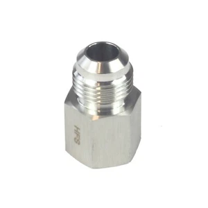 3/8" Female NPT to 1/2" Male SAE Fitting Adapter Stainless Steel 304 - Picture 1 of 4