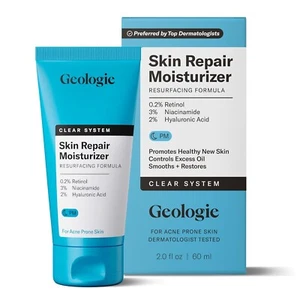 Geologie Skin Repair Moisturizer Face Cream | Clear System Retinol Resurfacing - Picture 1 of 6