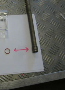 HOLDEN COMMODORE VS VT VX VU VY V6 Heater Inlet & Outlet O-Ring IN TO TENSIONER - Picture 1 of 2