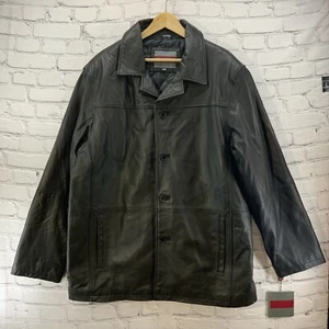 Excelled Men Collection Black Leather Jacket Mens Sz XL NWT - Picture 1 of 16