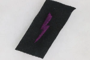 UNIÓN BRITÁNICA DE FASCISTAS BUF OSWALD MOSELEY UNIFORME FLASH INSIGNIA PÚRPURA - Imagen 1 de 1