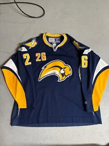 Buffalo Sabres Jersey Adult XXL Thomas Vanek 26 Blue NHL Hockey Men's - Picture 1 of 3
