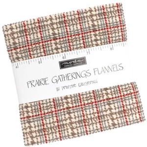 Prairie Gatherings Flannels Charm Pack by Primitive Gatherings for Moda Fabrics - Picture 1 of 3