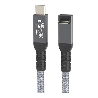 Cable USB 4 90° Codo Estereoscópico 40Gbps USB4 Tipo C Cable de Datos Fast4626 - Imagen 1 de 4