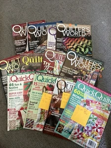 X12 Quilting quiltmaker magazine lot quilt design ideas and patterns - Picture 1 of 1