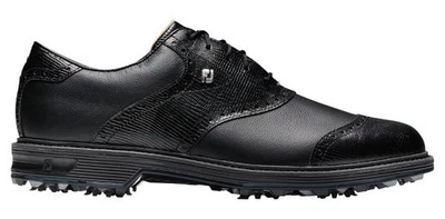 Nuevo Footjoy Golf Premiere Series Wilcox Zapatos con Tacos Negro/Negro/Negro Mediano Foto 1 de 4