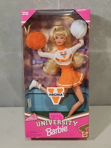 Barbie Mattel 1997 Univ of VA Cheerleader UVA Barbie #17754 NRFB NEUWERTIG - Bild 1 von 6
