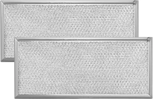Paquete de 2 filtros de grasa para microondas W10208631A para modelos Whirlpool y GE 13x6 - Imagen 1 de 12