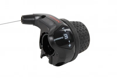 Drehgriffschalter 3 fach Shimano Nexus SL-3S41E mit Kabeln - Schwarz (Werksta...