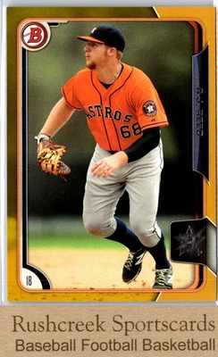 2015 Bowman Draft #82 A.J. Reed /50 Gold - Image 1 of 2