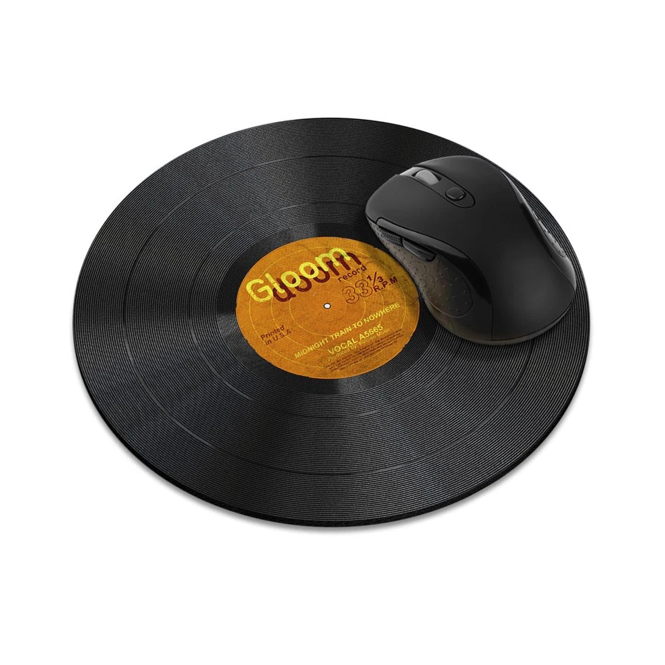 Alfombrilla de ratón redonda para juegos con obras de arte alfombrilla de ratón circular antideslizante para computadora portátil Foto 1 de 1