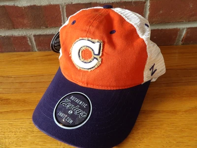 NEW ZEPHYR NCAA CLEMSON TIGERS SLOUCH FIT MESH SNAPBACK HAT OSFM - Image 1 of 4