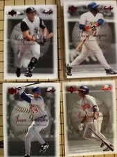 2001 Upper Deck Sweet Spot Baseball Card Singles You Pick Your Cards