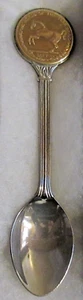 #801) SILVER PLATED TEA SPOON SEFTON HORSE OF THE YEAR 1982 MILITARY HYDE PARK - Picture 1 of 2